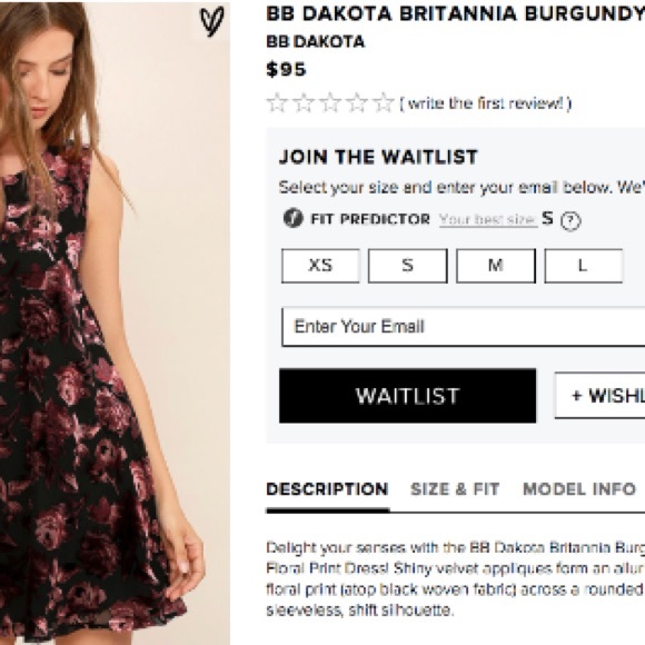 Dakota Britannia Burgundy Dress - Picture 2 of 4